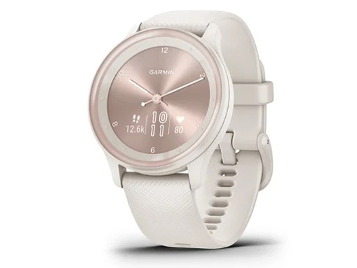 時計 vivomove Sport (Peach Gold/Ivory) Garmin Vívomove Sport Peach Gold/Ivory Band | Hodinky-365.com