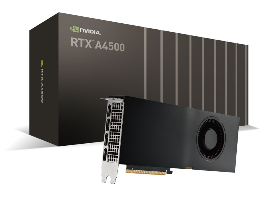 NVIDIA RTX A4500 ENQRA4500-20GER [PCIExp 20GB] �̐��i�摜