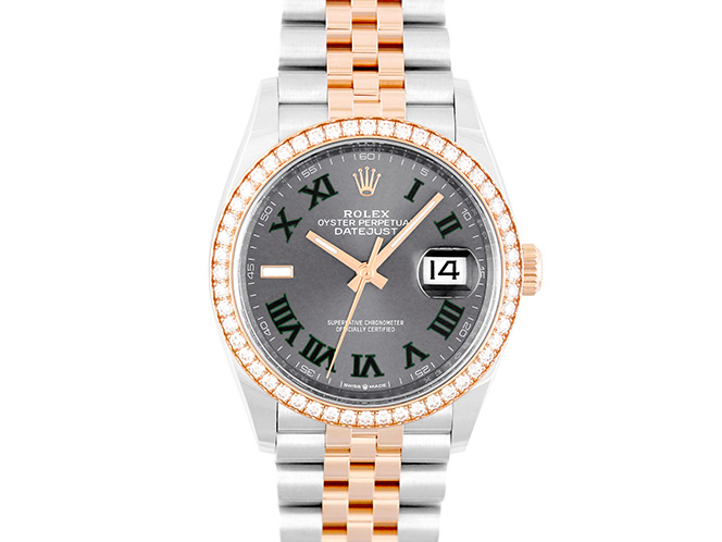 �f�C�g�W���X�g 126281RBR [���[�}�� �W���r���[�u���X���b�g �X���[�g] �̐��i�摜