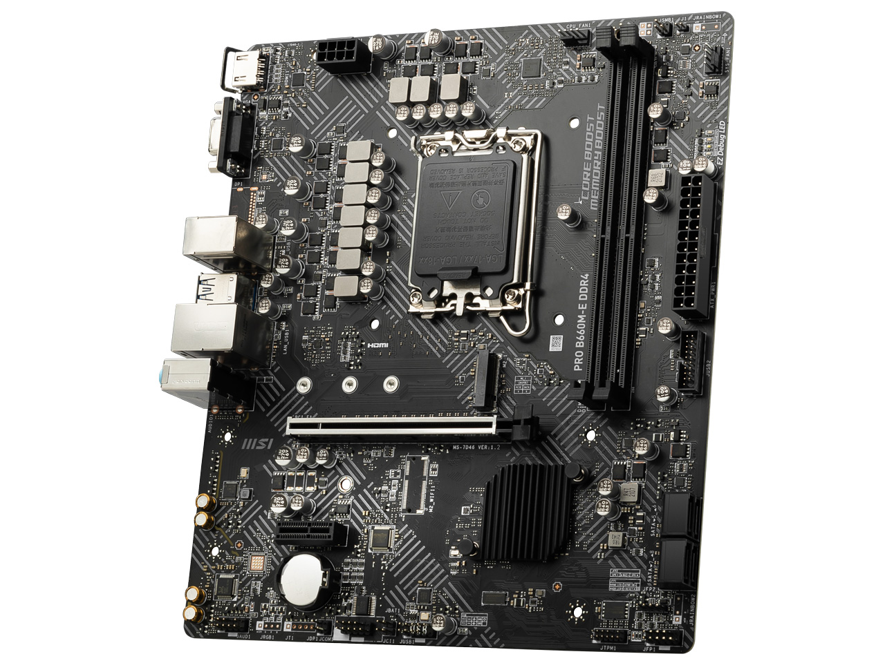 PRO B660M-E DDR4 �p�\�R���H�[���胂�f��