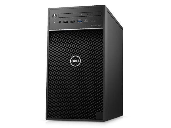 Precision 3650 Tower �v���`�i Xeon W-1250�E16GB�������E1TB HDD�EQuadro P1000�EWindows 10 Pro���ڃ��f��(�~�j�^���[) �̐��i�摜