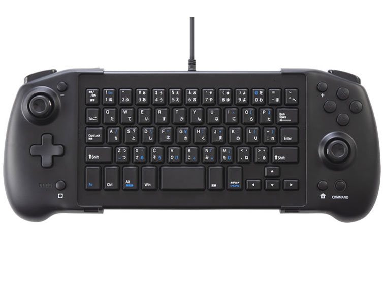 CYBER�E�L�[�{�[�h�t���_�u���X�^�C���R���g���[���[(SWITCH/SWITCH �L�@EL�p) CY-NSOKDSC-BK [�u���b�N] �̐��i�摜