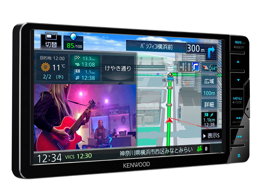 価格.com - 『本体 正面 斜め2』 彩速ナビ MDV-S709W の製品画像