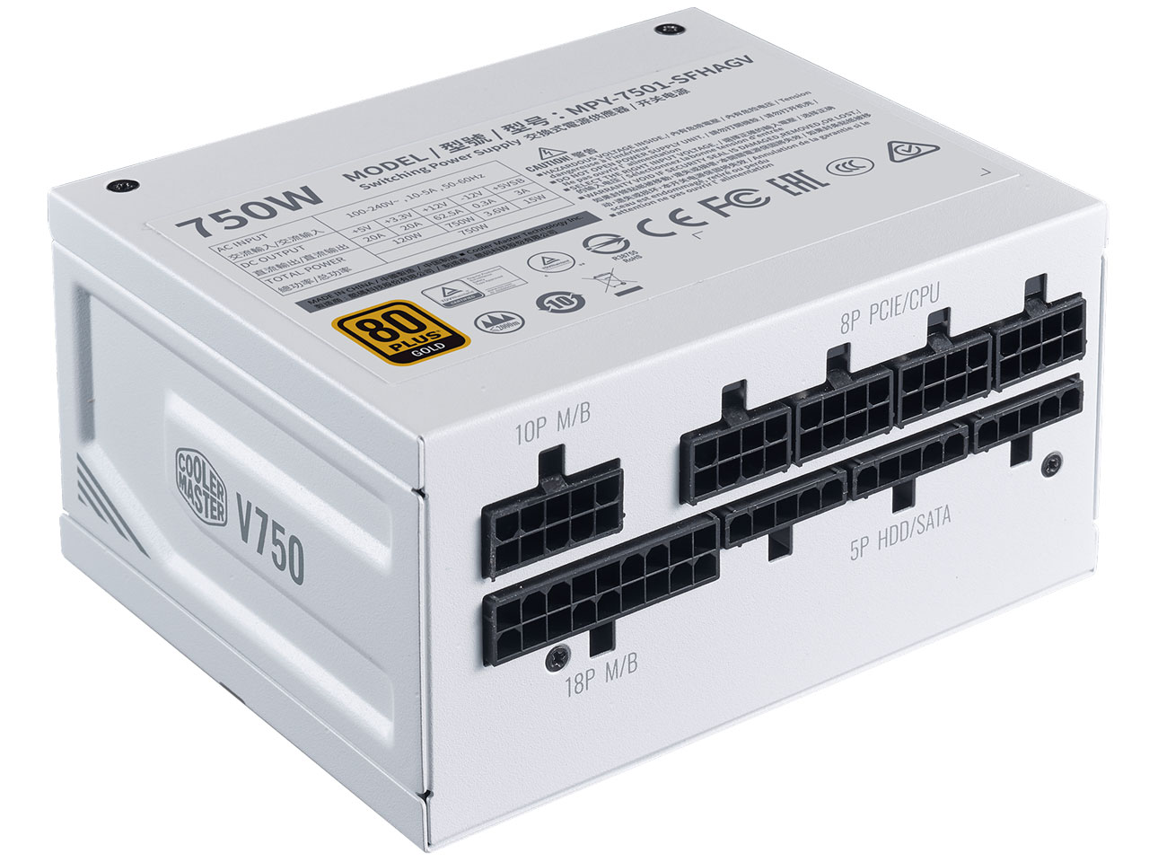 V SFX Gold 750W White Edition MPY-7501-SFHAGV-WJ