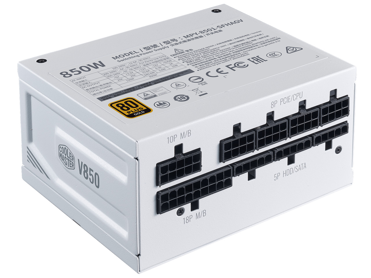 V SFX Gold 850W White Edition MPY-8501-SFHAGV-WJ