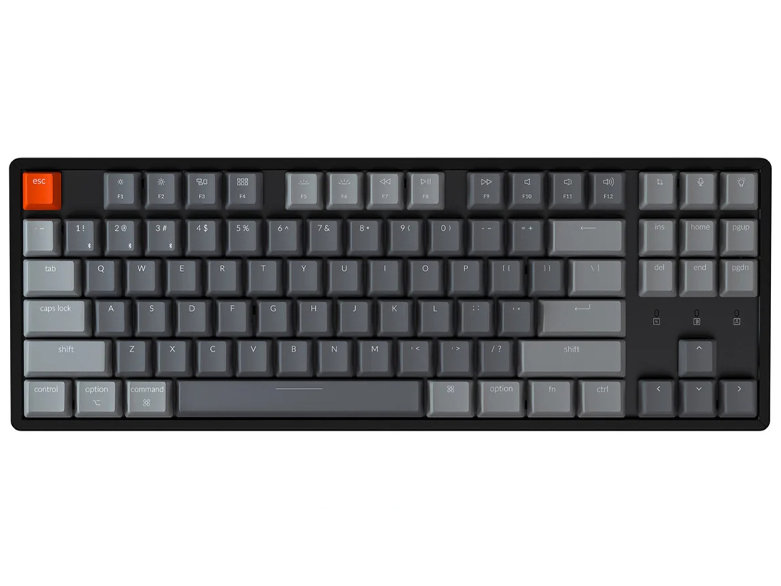 K8 Wireless Mechanical Keyboard K8-87-RGB-Red-US �Ԏ� �̐��i�摜
