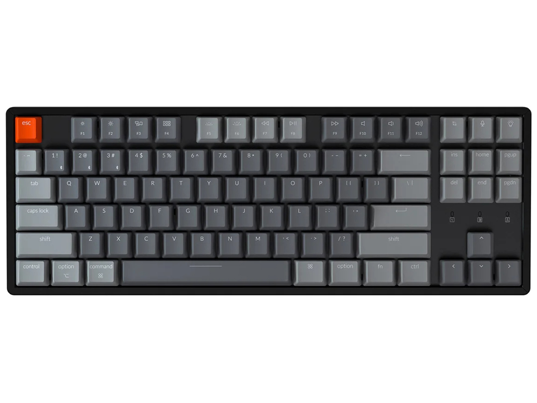 K8 Wireless Mechanical Keyboard K8-87-RGB-Blue-US �� �̐��i�摜