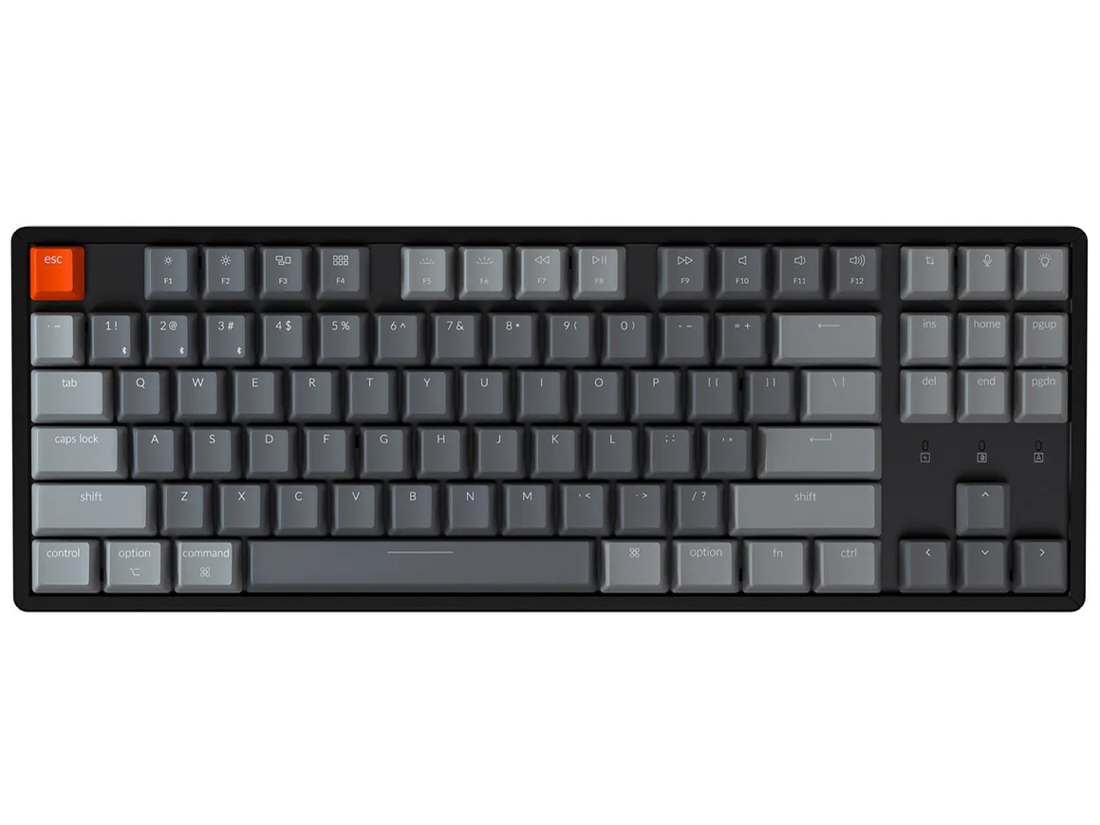 K8 Wireless Mechanical Keyboard �z�b�g�X���b�v���f�� K8-87-Swap-RGB-Red-US �Ԏ� �̐��i�摜