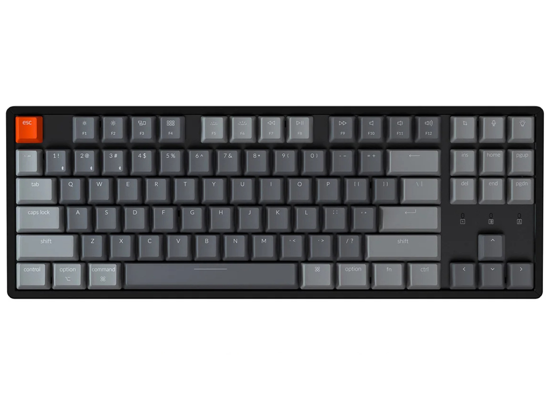 K8 Wireless Mechanical Keyboard �z�b�g�X���b�v���f�� K8-87-Swap-RGB-Brown-US ���� �̐��i�摜