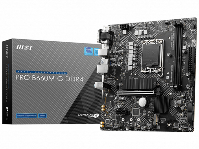 PRO B660M-G DDR4 (B660 1700 MicroATX) �h�X�p��Web���胂�f��