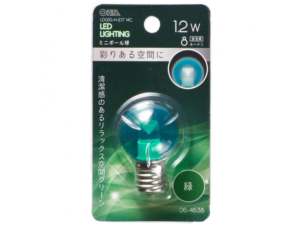 LDG1G-H-E17 14C [�N���A�ΐF] �̐��i�摜