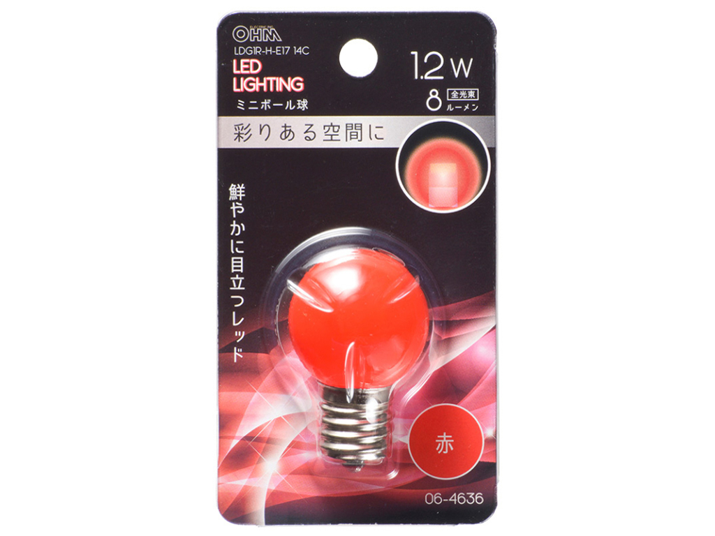 LDG1R-H-E17 14C [�N���A�ԐF] �̐��i�摜