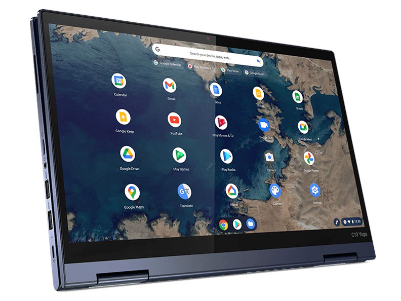 ThinkPad C13 Yoga Chromebook Chrome OS�EAMD Ryzen 5 3500C�E8GB�������[�E256GB SSD�E13.3�^�t��HD�t������ �}���`�^�b�`�Ή� 20UXS02X00