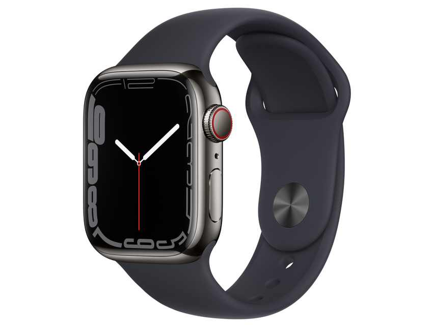2495 極美品　Apple Watch series7 シルバー　セルラー Apple Watch Series 7（GPS+Cellularモデル）- 45mmシルバー