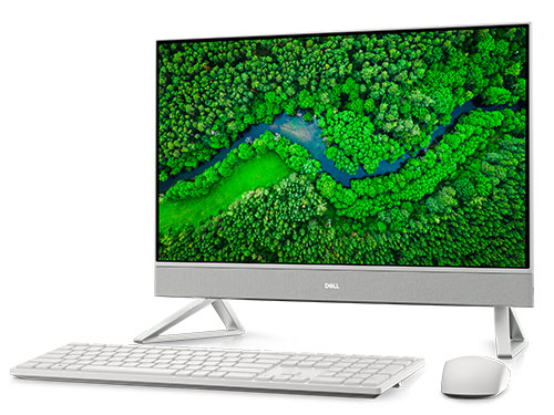 Inspiron 24 �I�[���C������ �f�X�N�g�b�v Core i7 1255U�E16GB�������E512GB SSD�EWindows 11�E�^�b�`�p�l�����ځE�g���C�A���O���X�^���h���f�� �̐��i�摜