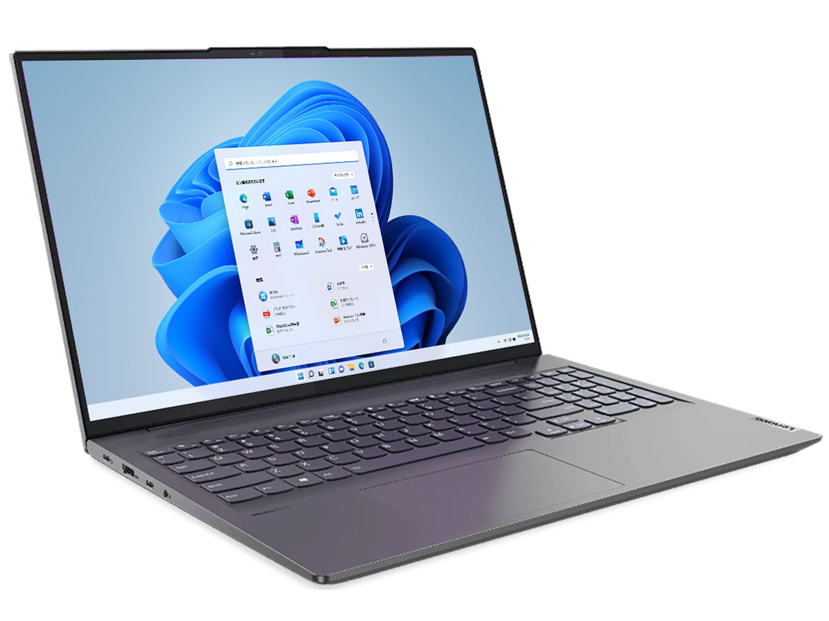 Lenovo Yoga Slim 760 Pro AMD Ryzen 7 5800H�E16GB�������[�E512GB SSD�ERTX 3050�E16�^WQXGA�t������ �}���`�^�b�`�Ή� �I�t�B�X�t�� 82QQ000GJP �̐��i�摜