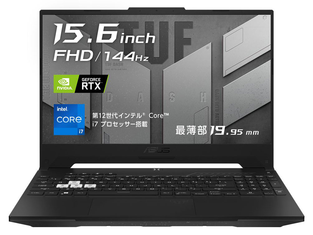 TUF Dash F15 FX517ZM FX517ZM-I7R3060BYB �̐��i�摜