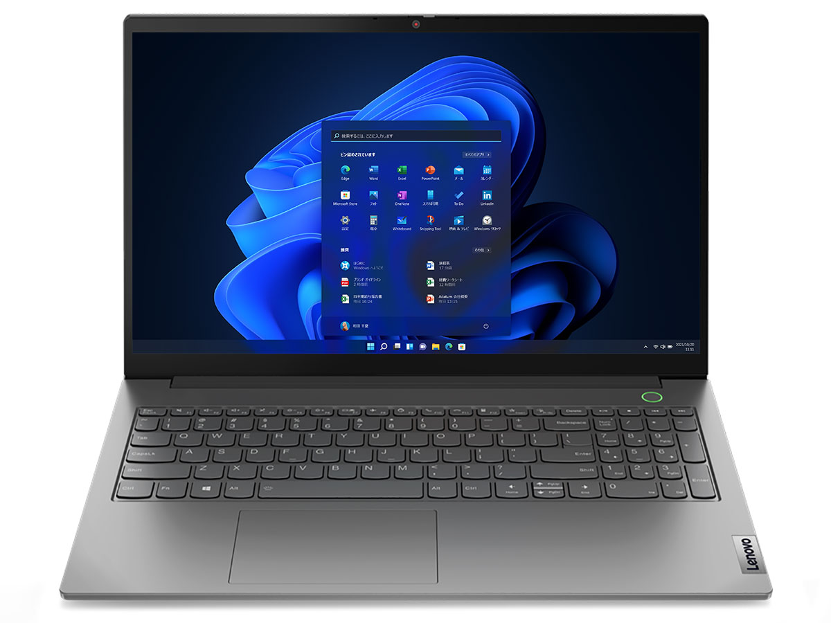 ThinkBook 15 Gen 3 Windows 11 Pro�EAMD Ryzen 7 5700U�E16GB�������[�E512GB SSD�E15.6�^�t��HD�t������ 21A4013WJP