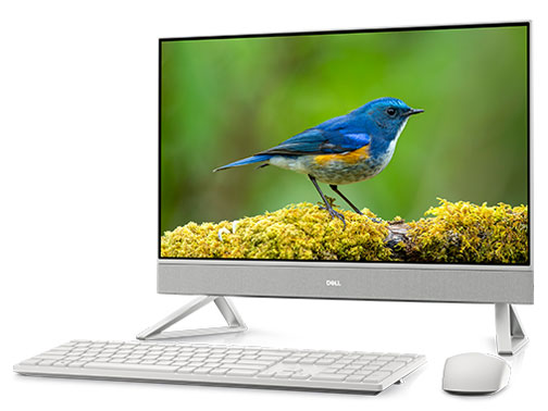 Inspiron 24 AMD �t���[�����X�f�X�N�g�b�v �X�^���_�[�h Ryzen 3 5425U�E8GB�������E256GB SSD�EWindows 11���ځE�g���C�A���O���X�^���h���f�� �̐��i�摜