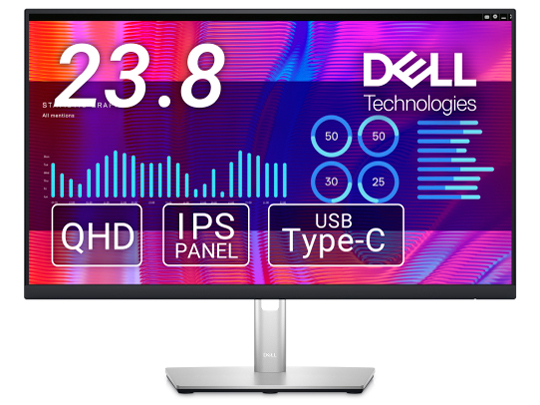 DELL モニター P2423DE 23.8 QHD USB-C Dell 24 USB-C Hub Monitor (P2423DE) : Computer Monitors