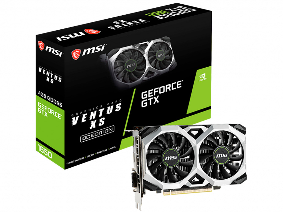 GeForce GTX 1650 D6 VENTUS XS OC [PCIExp 4GB] �̐��i�摜