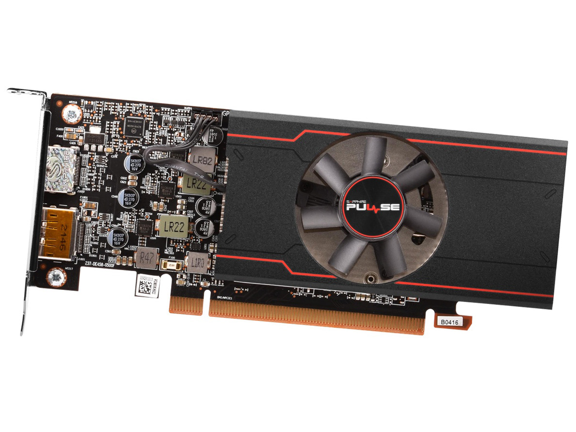 SAPPHIRE PULSE Radeon RX 6400 GAMING 4GB GDDR6 [PCIExp 4GB]