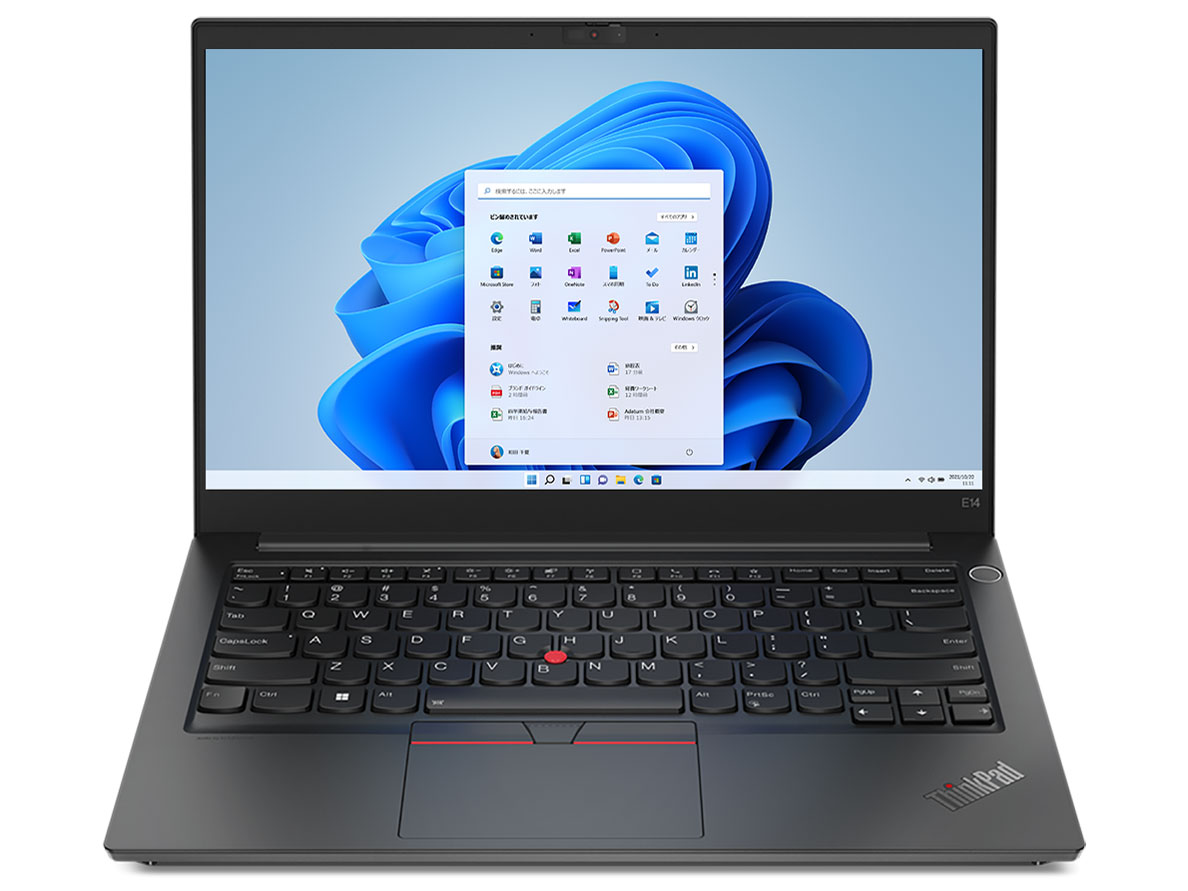 ThinkPad E14 Gen 4 ���i.com����EAMD Ryzen 3 5425U�E8GB�������[�E256GB SSD�E14�^�t��HD�t������ �X�^���_�[�h 21EBCTO1WW