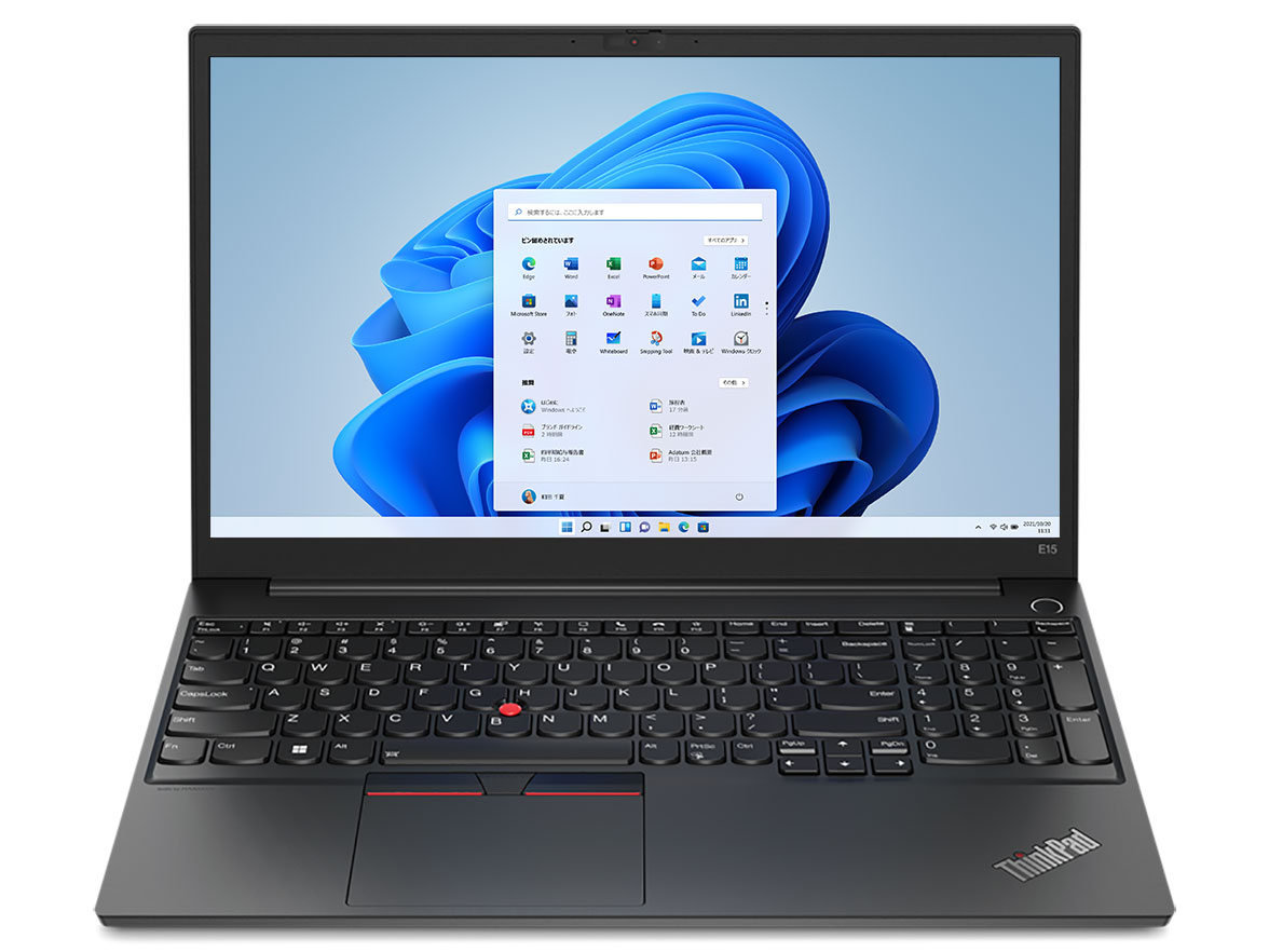 ThinkPad E15 Gen 4 ���i.com����EAMD Ryzen 7 5825U�E16GB�������[�E256GB SSD�E15.6�^�t��HD�t������ �v���~�A�� 21EDCTO1WW �̐��i�摜