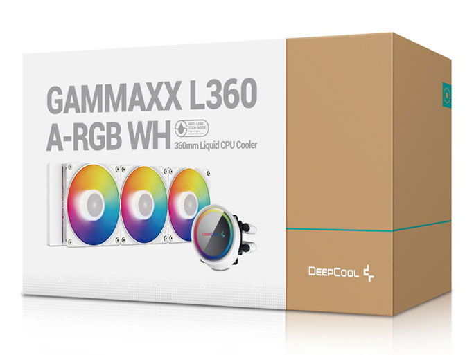 GAMMAXX L360 A-RGB WH DP-H12CF-GL360-ARGB-WH [�z���C�g]