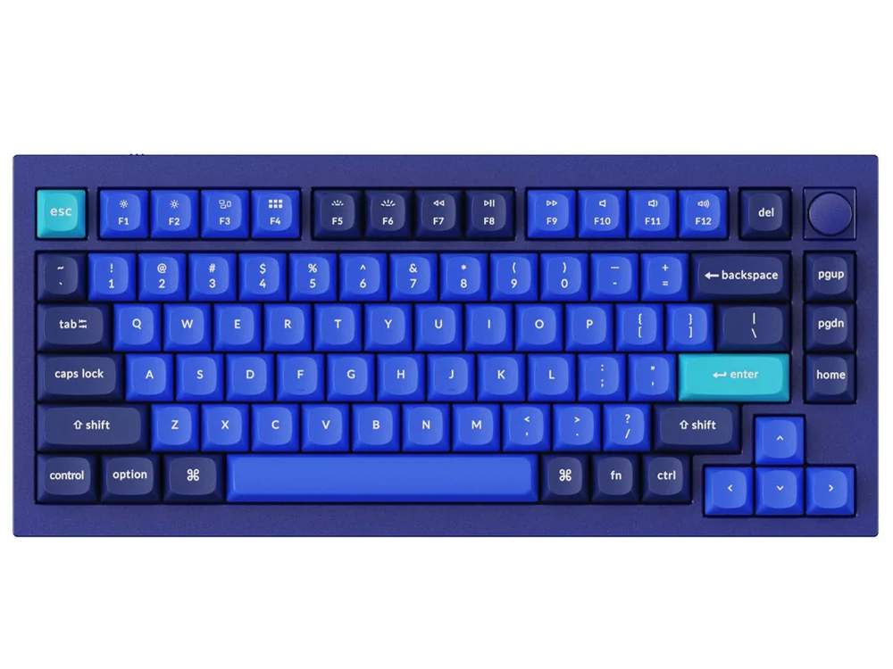 Q1 QMK Custom Mechanical Keyboard �m�u�o�[�W���� Q1-O1-US �Ԏ� [�l�C�r�[�u���[] �̐��i�摜