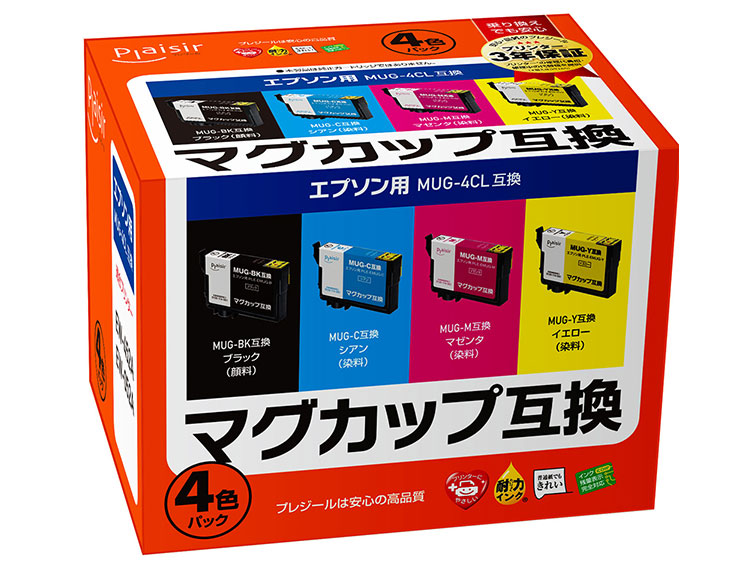 PLE-EMUG-4P [�G�v�\���p MUG-4CL 4�F�p�b�N] �̐��i�摜