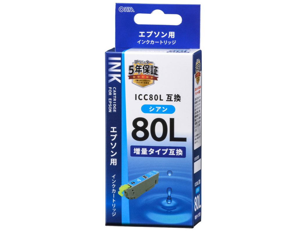 INK-E80LB-C [�G�v�\���p ICC80L �V�A��] �̐��i�摜