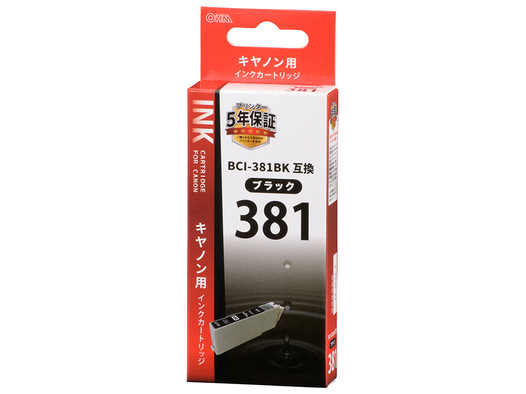 INK-C381B-BK [�L���m���p BCI-381BK �u���b�N] �̐��i�摜