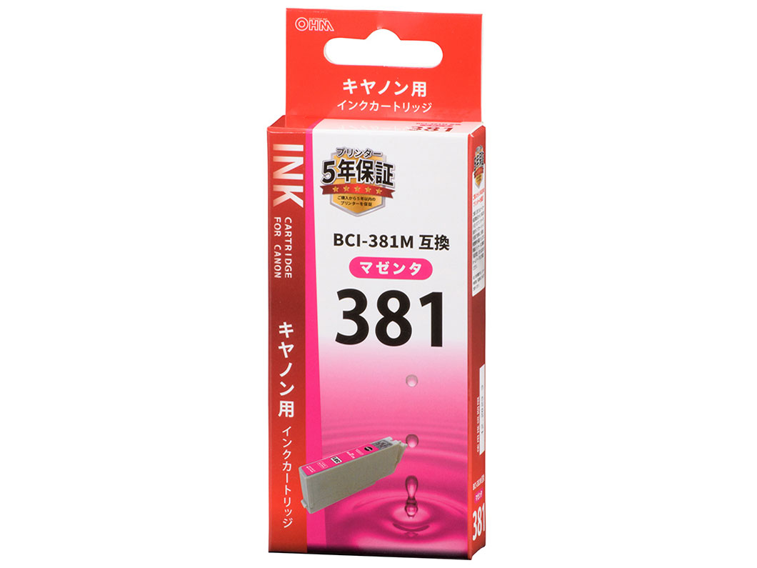INK-C381B-M [�L���m���p BCI-381M �}�[���^] �̐��i�摜