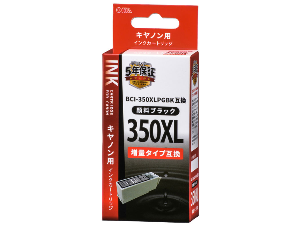 INK-C350XLB-BK [�L���m���p BCI-350XLPGBK �u���b�N] �̐��i�摜