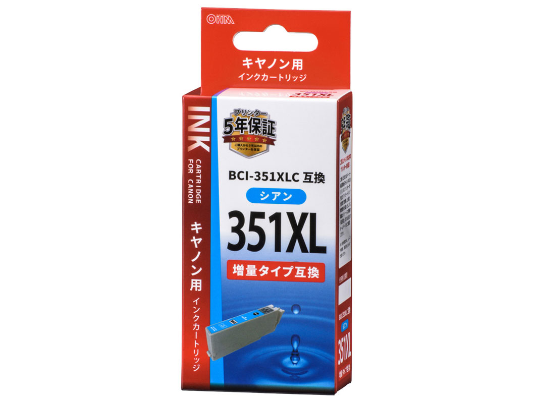 INK-C351XLB-C [�L���m���p BCI-351XLC �V�A��] �̐��i�摜
