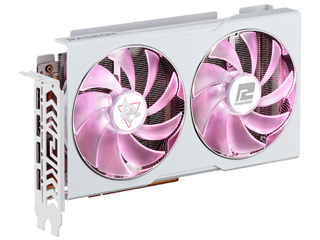 PowerColor Hellhound Sakura AMD Radeon RX 6650 XT 8GB GDDR6 AXRX 6650XT 8GBD6-3DHLV3/OC [PCIExp 8GB]