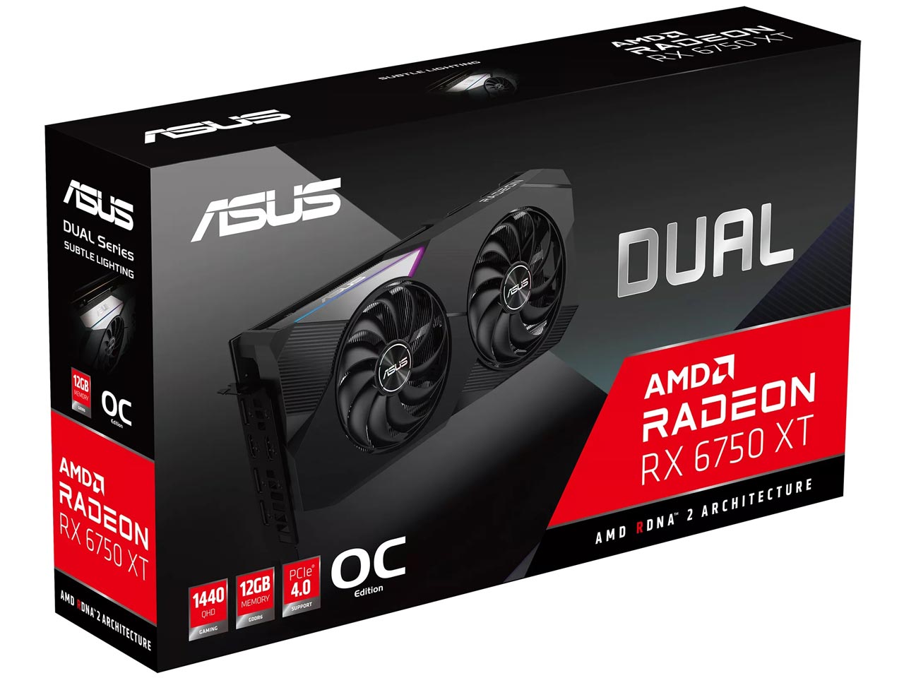 DUAL-RX6750XT-O12G [PCIExp 12GB]