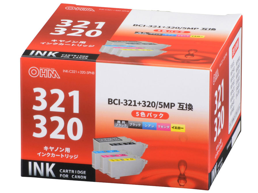 INK-C321+320-5PNB [�L���m���p BC-321+320/5MP 5�F�p�b�N] �̐��i�摜