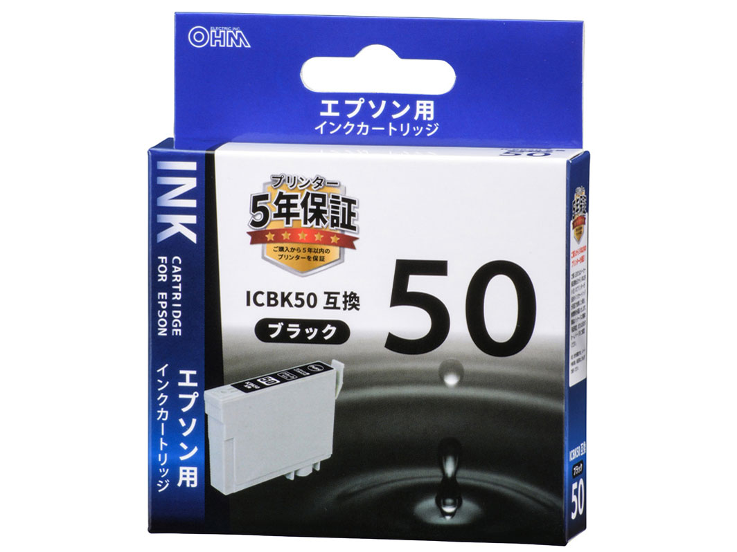 INK-E50B-BK [�G�v�\���p ICBK50 �u���b�N] �̐��i�摜