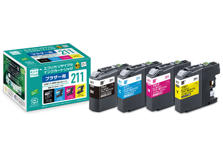 ECI-BR211-4P [�u���U�[�p LC211-4PK 4�F�p�b�N]