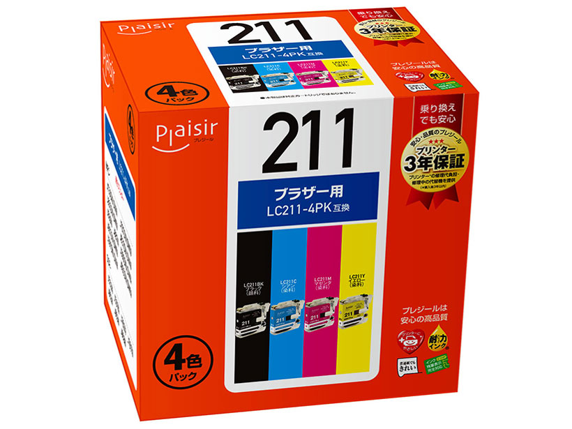 PLE-BR211-4P [�u���U�[�p LC211-4PK 4�F�p�b�N] �̐��i�摜