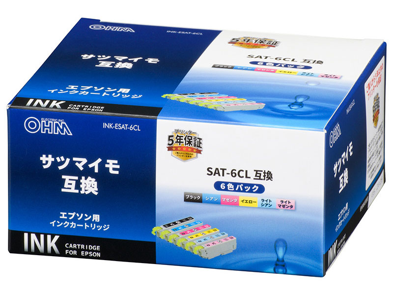 INK-ESAT-6CL [�G�v�\���p SAT-6CL 6�F�p�b�N] �̐��i�摜