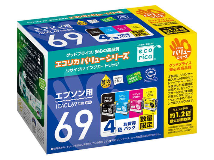 ECI-E69V-4P [�G�v�\���p IC4CL69 4�F�p�b�N] �̐��i�摜