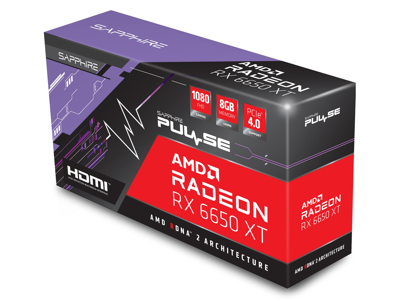 SAPPHIRE PULSE Radeon RX 6650 XT GAMING OC 8GB GDDR6 [PCIExp 8GB]