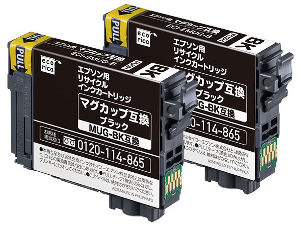 ECI-EMUGB-2P [�G�v�\���p MUG-BK �u���b�N2�{�p�b�N] �̐��i�摜