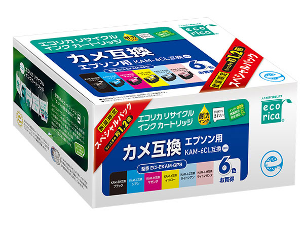 ECI-EKAM-6PS [�G�v�\���p KAM-6CL 6�F�p�b�N] �̐��i�摜