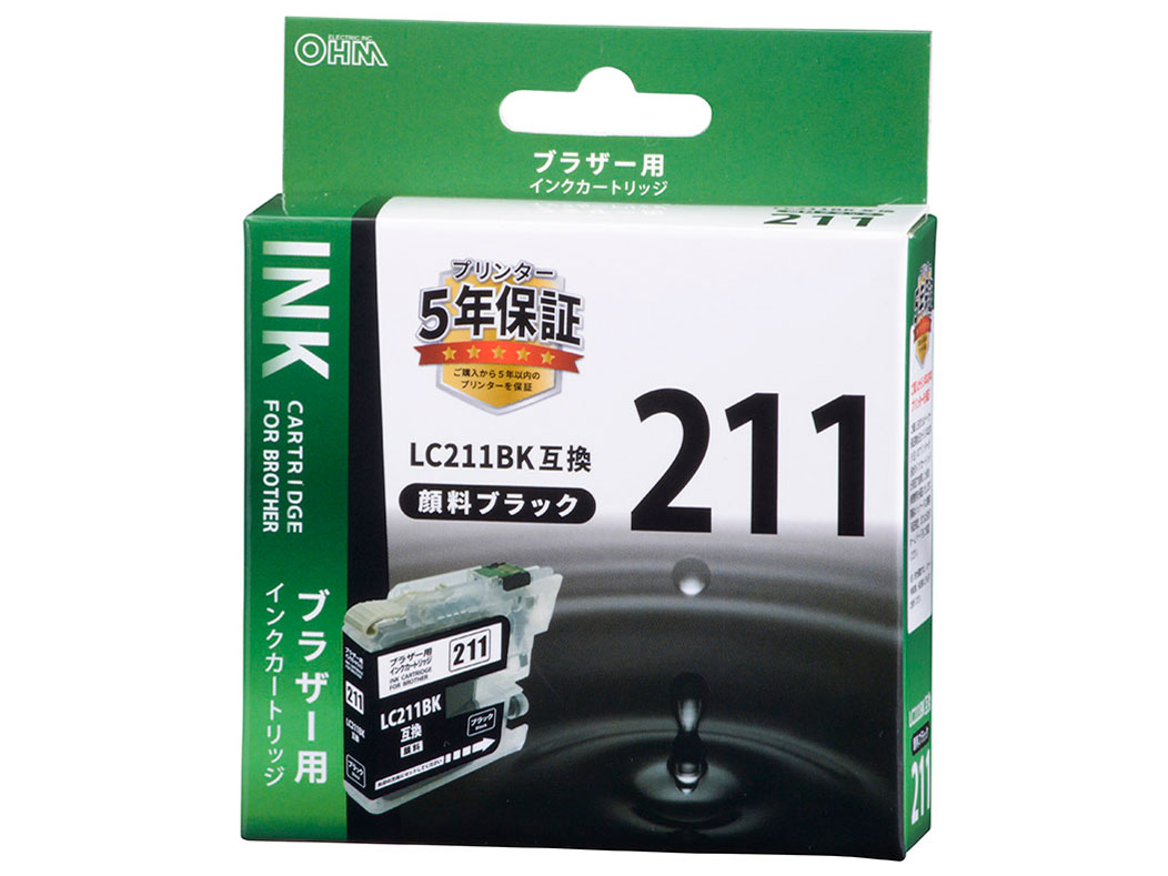 INK-B211B-BK [�u���U�[�p LC211BK �u���b�N] �̐��i�摜