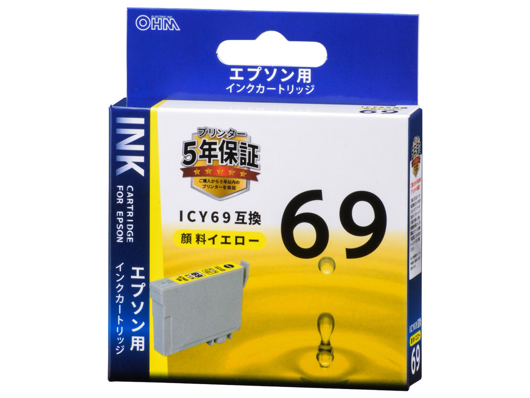INK-E69B-Y [�G�v�\���p ICY69 �C�G���[] �̐��i�摜