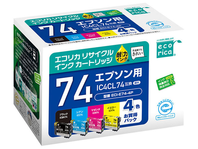 ECI-E74-4P [�G�v�\���p IC4CL74 4�F�p�b�N] �̐��i�摜